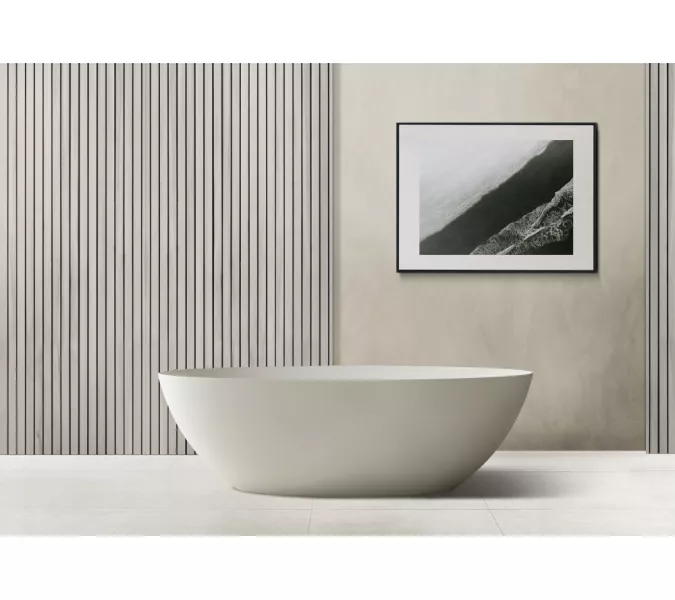 Ванна из искусственного камня ABBER Stein AS9625  белая матовая, Выбрать размер: 160x75, изображение 8