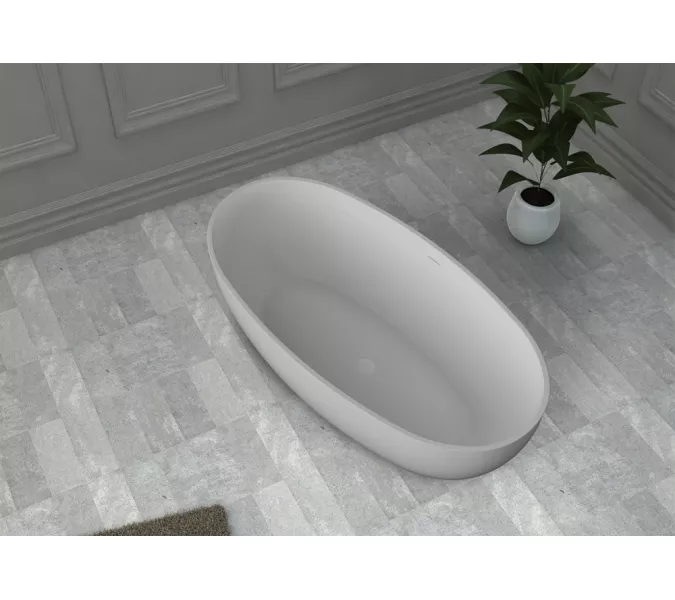 Ванна из искусственного камня ABBER Stein AS9641, Выбрать размер: 130*68, изображение 11