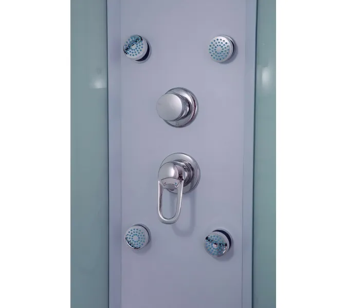 Душевая кабина четверть круга Timo ECO TE-0701/0709 низкий поддон, Выбрать размер: 100x100 , Комплектация: гидромассаж, изображение 6