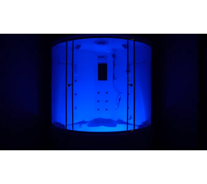 Душевая кабина четверть круга Timo LUX T-7725/7735/7755  высокий поддон, Выбрать размер: 120х120, изображение 22