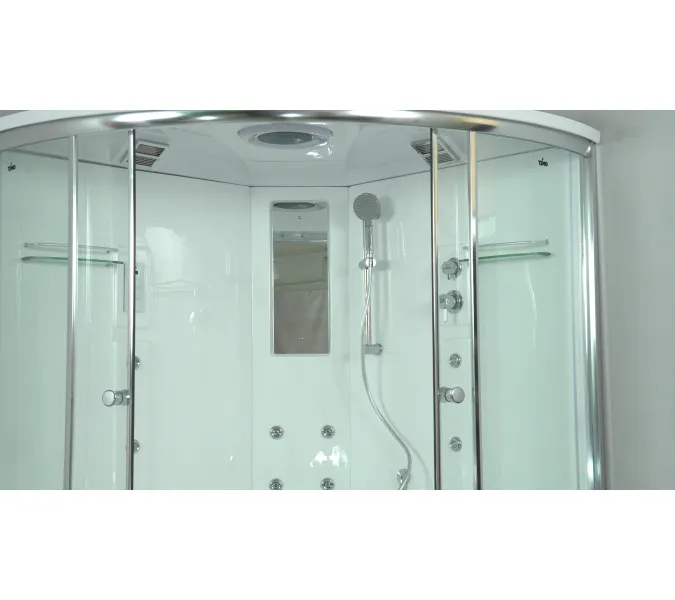 Душевая кабина четверть круга Timo LUX T-7725/7735/7755  высокий поддон, Выбрать размер: 120х120, изображение 3