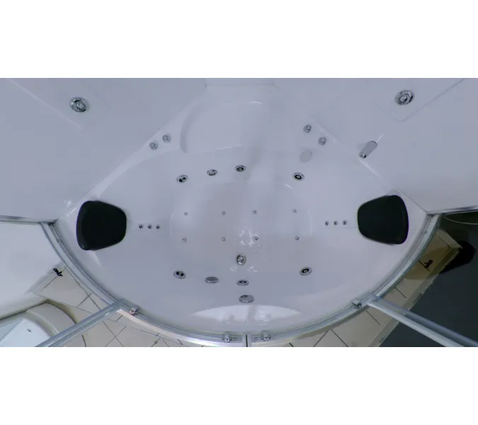 Душевая кабина четверть круга Timo LUX T-7725/7735/7755  высокий поддон, Выбрать размер: 120х120, изображение 4