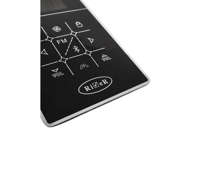 Душевая кабина четверть круга River TEMZA TH черная тонированные стекла  высокий поддон, Цвет стекла: тонированное, Цвет профиля: Хром, Выбрать цвет: Черный, Тип поддона: Высокий, Выбрать размер: 150x150, изображение 8