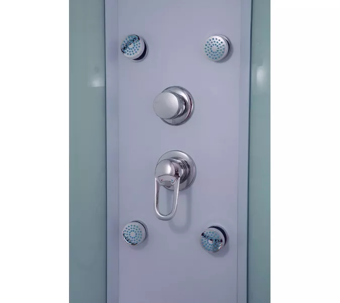 Душевая кабина четверть круга Timo ECO TE-0700/0780/0790 высокий поддон, Выбрать размер: 100x100 , Комплектация: гидромассаж, изображение 5