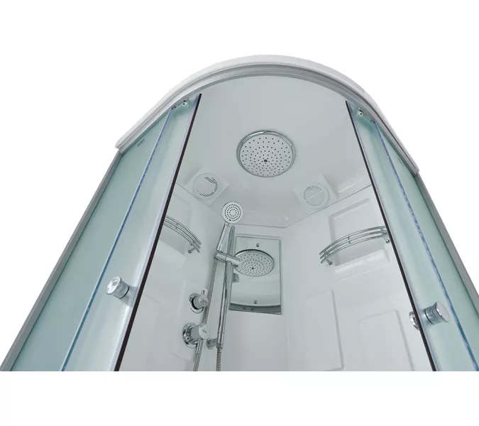 Душевая кабина четверть круга Timo Standart Т-5509 низкий поддон 90*90*225, Комплектация: без гидромассажа, изображение 4