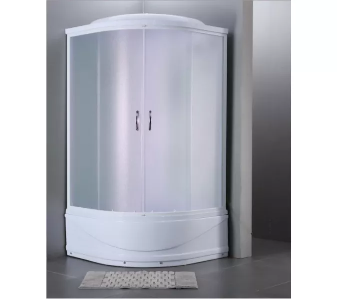 Душевая кабина четверть круга Timo ECO TE-0700/0780/0790 высокий поддон, Выбрать размер: 100x100 , Комплектация: гидромассаж, изображение 3