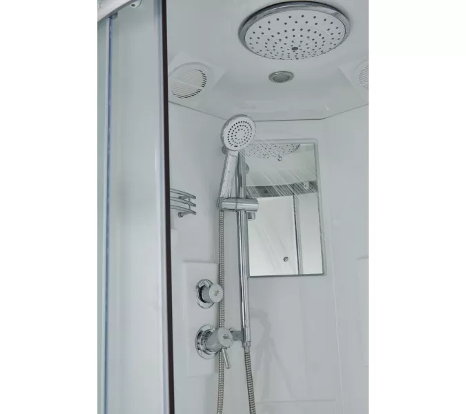 Душевая кабина четверть круга Timo Standart Т-5509 низкий поддон 90*90*225, Комплектация: без гидромассажа, изображение 5