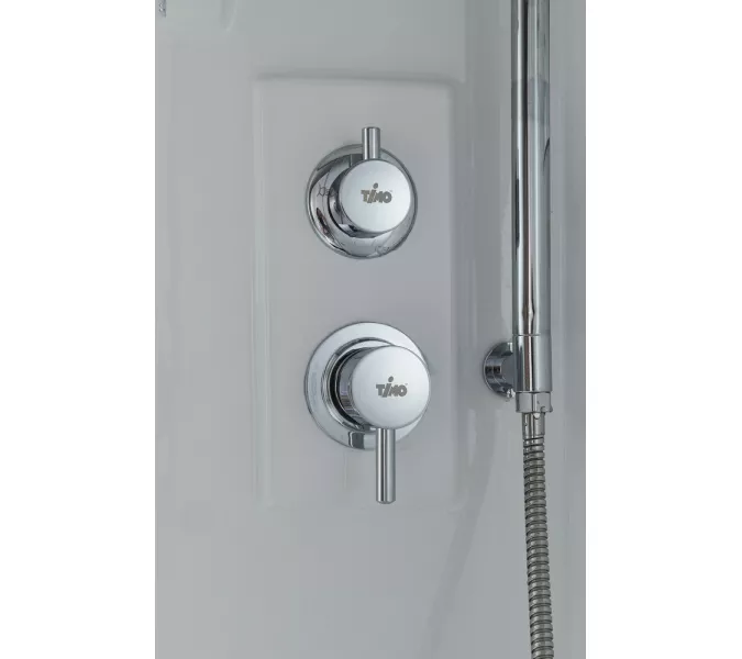 Душевая кабина четверть круга Timo Standart Т-5509 низкий поддон 90*90*225, Комплектация: без гидромассажа, изображение 8