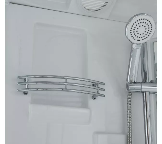 Душевая кабина четверть круга Timo Standart Т-5509 низкий поддон 90*90*225, Комплектация: без гидромассажа, изображение 6