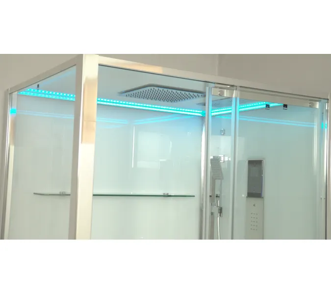 Душевая кабина прямоуг. Timo PREMIUM HELMA H-520 L/R 120х90,  баня, г/м, электрика , хромотерапия, Ориентация: Правая , изображение 2