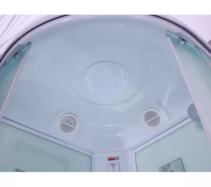 Душевая кабина четверть круга Timo ECO TE-0700/0780/0790 высокий поддон, Выбрать размер: 100x100 , Комплектация: гидромассаж, изображение 6