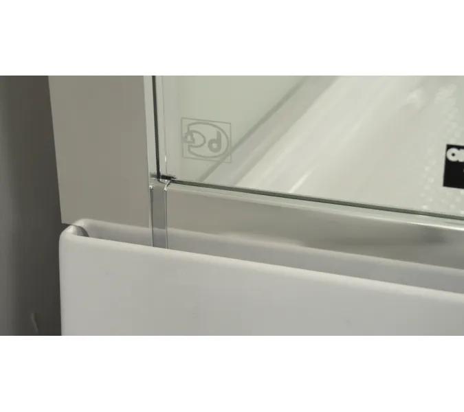 Душевая кабина четверть круга Timo Premium ILMA-909/901, Выбрать цвет: Хром, Выбрать размер: 90x90, Внешний вид: без крыши, изображение 2