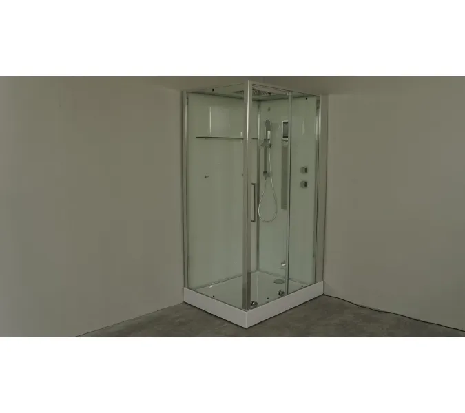 Душевая кабина прямоуг. Timo PREMIUM HELMA H-520 L/R 120х90,  баня, г/м, электрика , хромотерапия, Ориентация: Правая , изображение 18