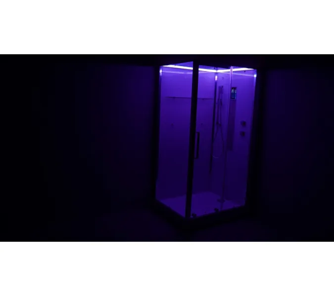 Душевая кабина прямоуг. Timo PREMIUM HELMA H-520 L/R 120х90,  баня, г/м, электрика , хромотерапия, Ориентация: Правая , изображение 12