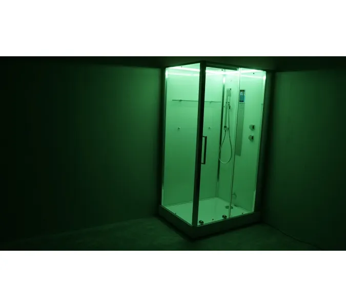 Душевая кабина прямоуг. Timo PREMIUM HELMA H-520 L/R 120х90,  баня, г/м, электрика , хромотерапия, Ориентация: Правая , изображение 15