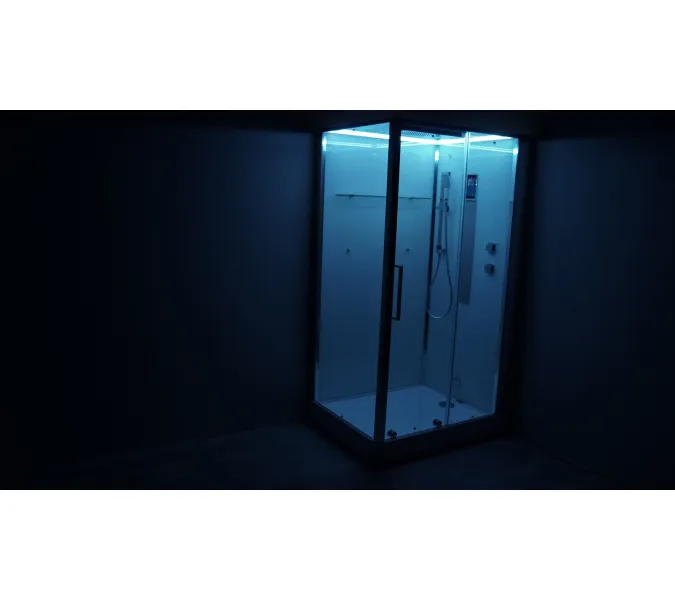 Душевая кабина прямоуг. Timo PREMIUM HELMA H-520 L/R 120х90,  баня, г/м, электрика , хромотерапия, Ориентация: Правая , изображение 16