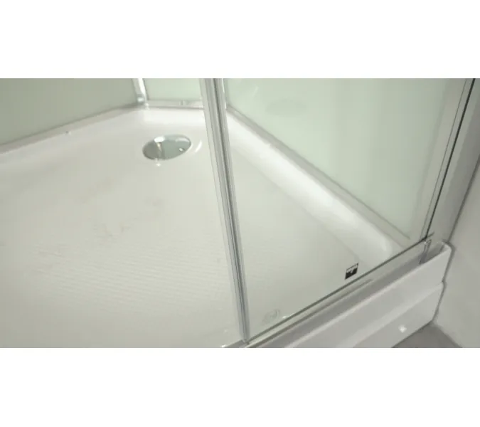 Душевая кабина четверть круга Timo Premium ILMA-909/901, Выбрать цвет: Хром, Выбрать размер: 90x90, Внешний вид: без крыши, изображение 3