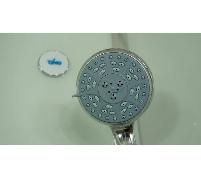 Душевая кабина многоугольная Timo PREMIUM ILMA-701/709, Выбрать цвет: Хром, Выбрать размер: 90x90, Внешний вид: без крыши, изображение 4