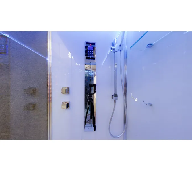 Душевая кабина прямоуг. Timo PREMIUM HELKA H-515 L/R, 120х90, Г/М, баня, электрика , хромотерапия, Ориентация: Левая, изображение 8