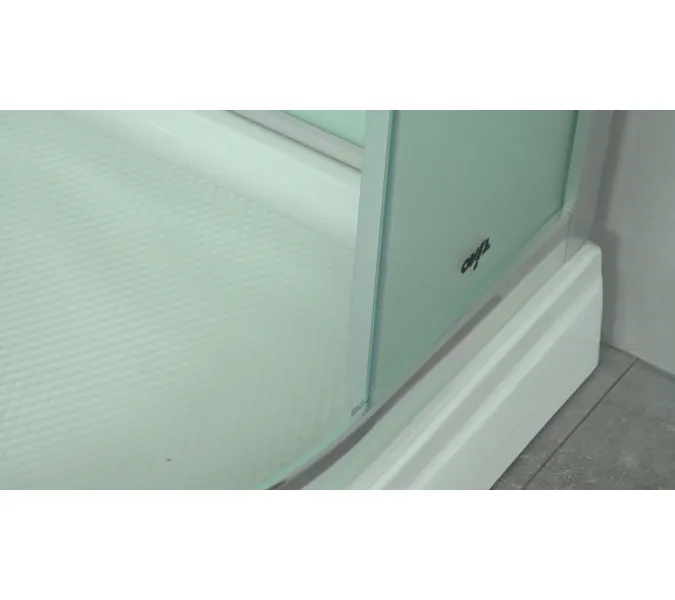 Душевая кабина четверть круга Timo COMFORT  T-8801/8809 F  низкий поддон, Выбрать размер: 100x100 , Цвет стекла: матовое, Комплектация: гидромассаж, изображение 15