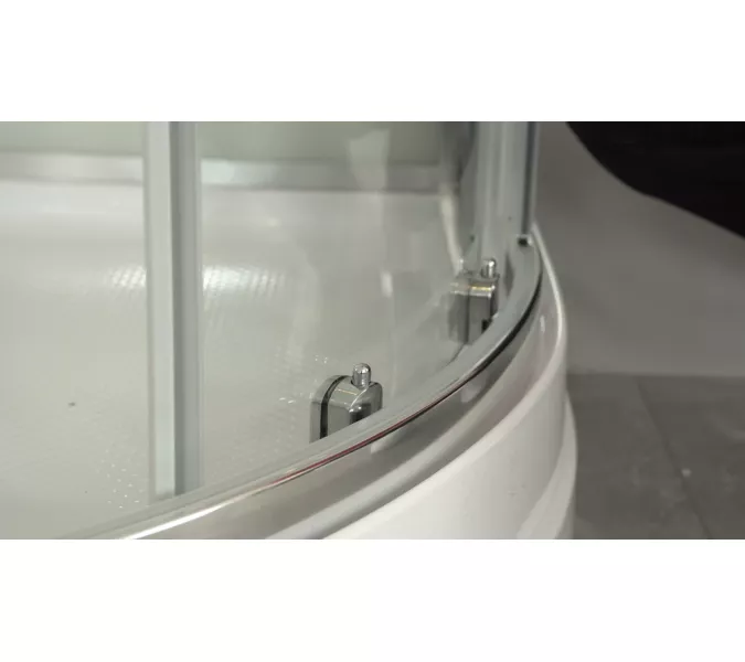 Душевая кабина асимметричная Timo Premium ILMA 902 L/R  120*80, Цвет стекла: прозрачное, Выбрать цвет: Хром, Ориентация: Правая , изображение 9