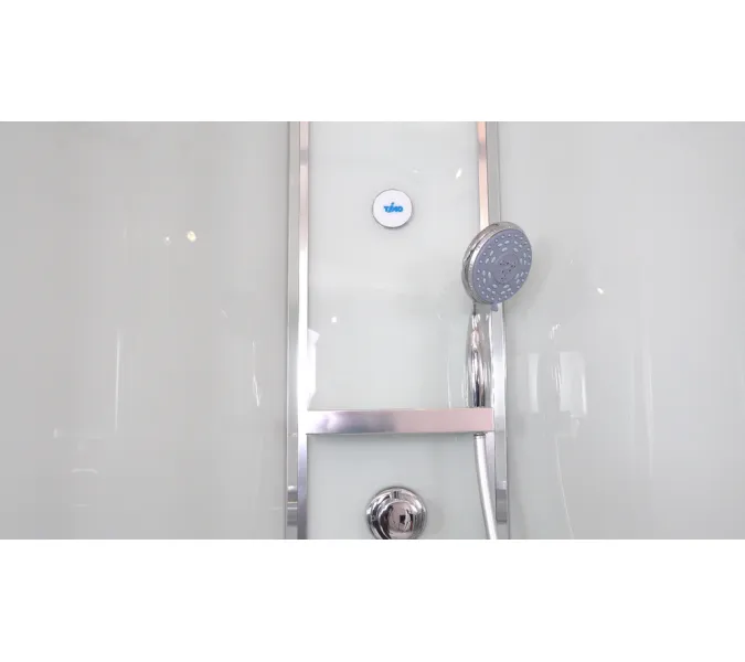 Душевая кабина четверть круга Timo Premium ILMA-909/901, Выбрать цвет: Хром, Выбрать размер: 90x90, Внешний вид: без крыши, изображение 8