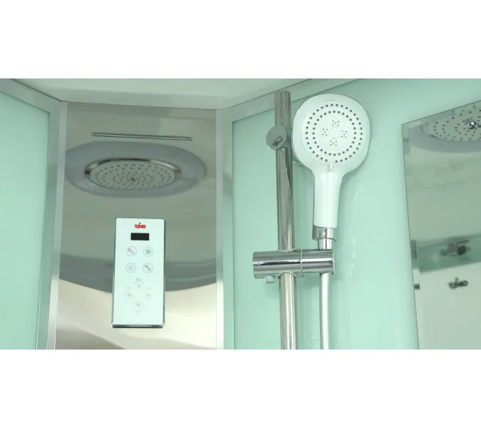 Душевая кабина четверть круга Timo COMFORT  T-8801/8809 F  низкий поддон, Выбрать размер: 100x100 , Цвет стекла: матовое, Комплектация: гидромассаж, изображение 8