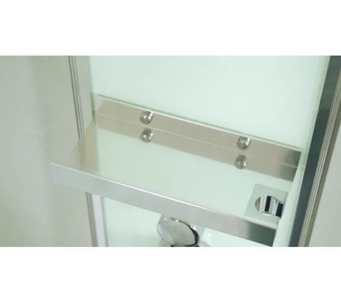 Душевая кабина четверть круга Timo Premium ILMA-909/901, Выбрать цвет: Хром, Выбрать размер: 90x90, Внешний вид: без крыши, изображение 10