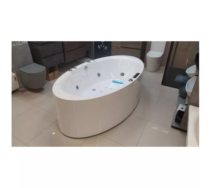 Гидромассажная ванна Frank F163 овальная 200х110, изображение 3