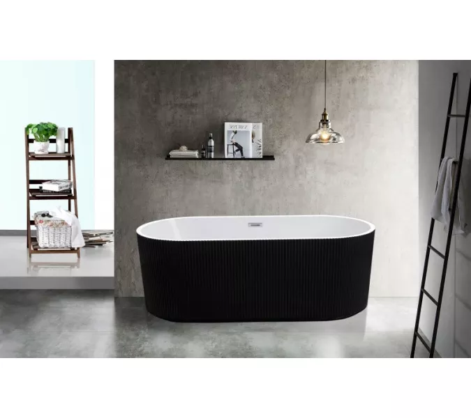 Ванна акриловая Esbano Tortuga  170х80х59, Выбрать цвет: Черный