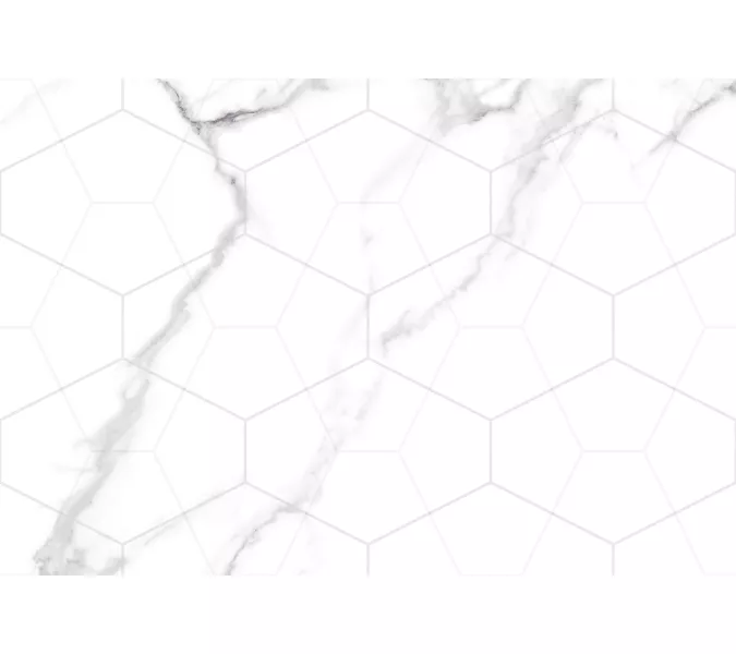 Декор керам. Vega grey GT Бел. 40*27 _геометрия, Выбрать цвет: Белый геометрия, изображение 3