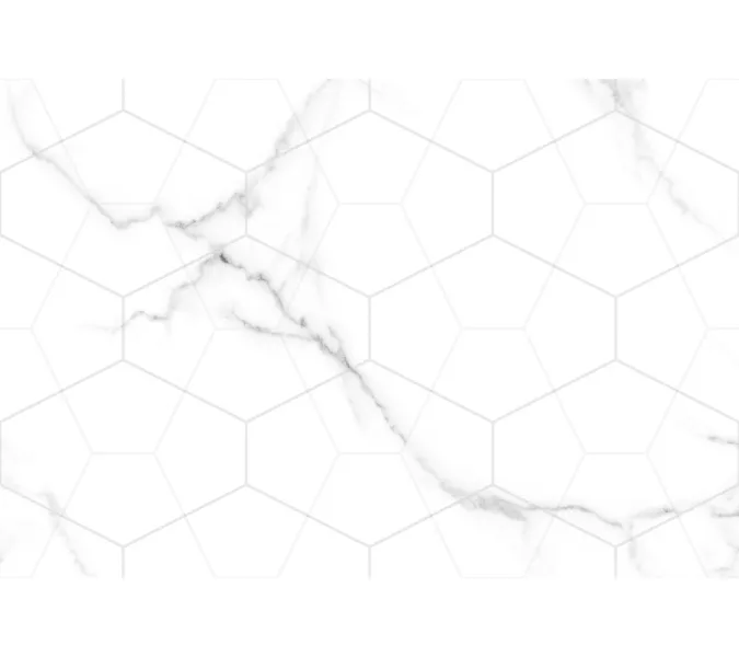 Декор керам. Vega grey GT Бел. 40*27 _геометрия, Выбрать цвет: Белый геометрия, изображение 4