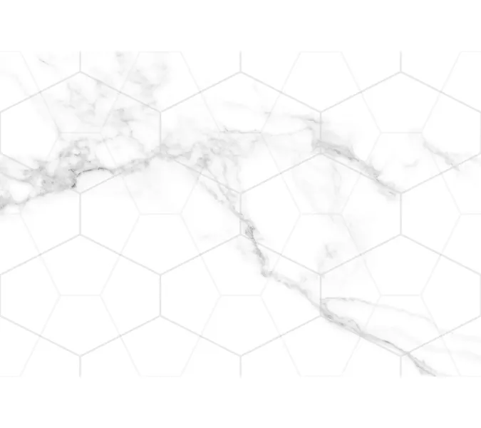 Декор керам. Vega grey GT Бел. 40*27 _геометрия, Выбрать цвет: Белый геометрия, изображение 5