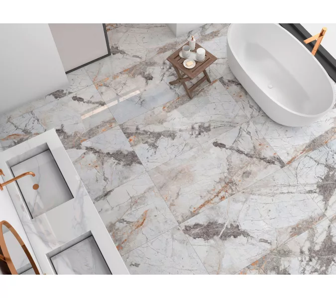 Керамогранит Gabriel_GT Белый  60x60/60х120 полир., Выбрать размер: 60*60, изображение 13