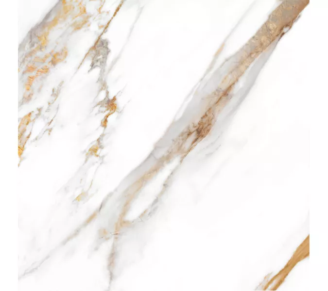 Плитка грес глаз. Calacatta Royal_GT Белый 60*60/60*120, Выбрать размер: 60*60, изображение 2