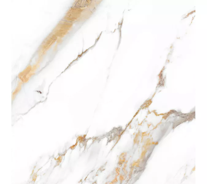 Плитка грес глаз. Calacatta Royal_GT Белый 60*60/60*120, Выбрать размер: 60*60, изображение 3