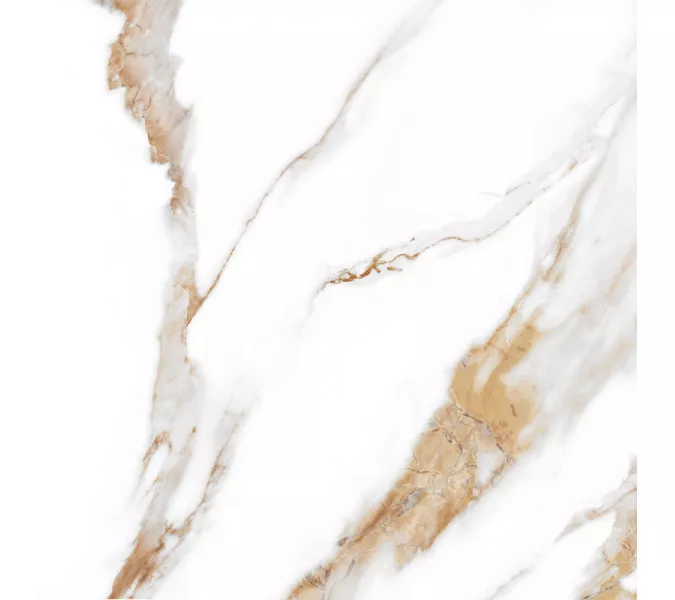 Плитка грес глаз. Calacatta Royal_GT Белый 60*60/60*120, Выбрать размер: 60*60, изображение 6