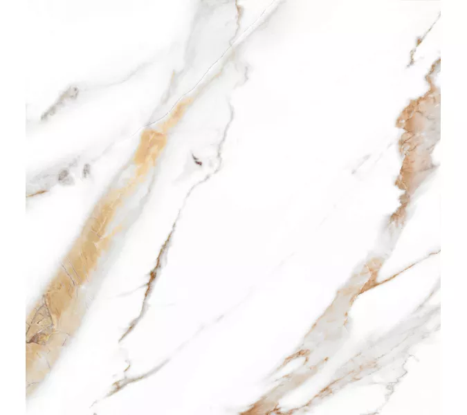 Плитка грес глаз. Calacatta Royal_GT Белый 60*60/60*120, Выбрать размер: 60*60, изображение 10