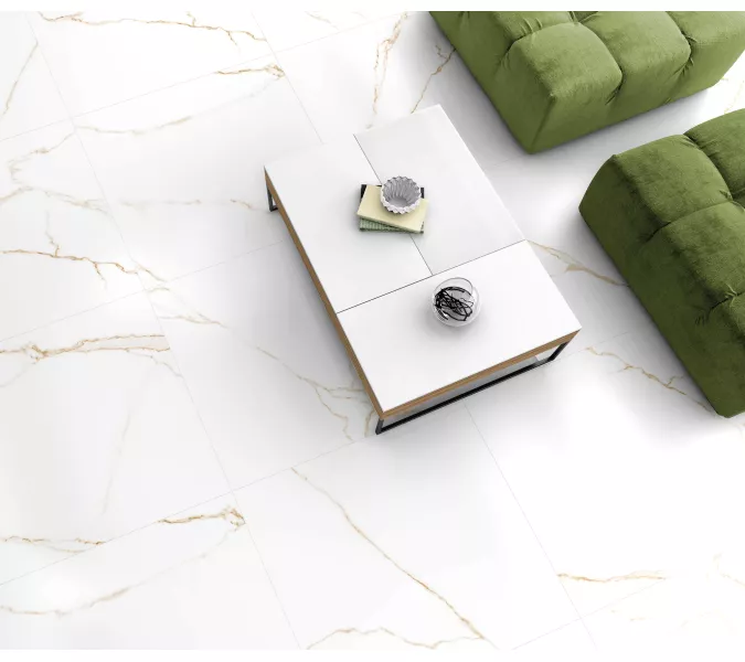 Плитка грес глаз. Majestic Luxe_GT Белый 60*60, изображение 12