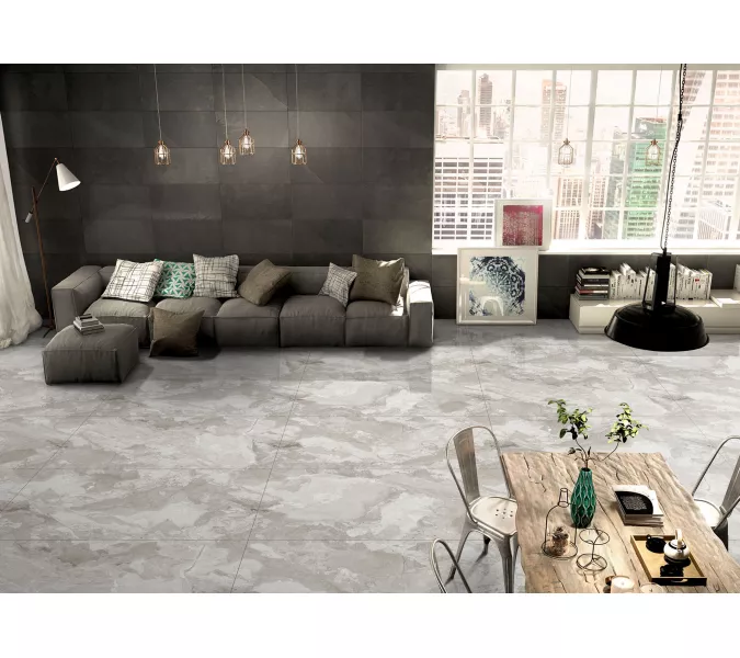 Керамогранит Polenta_GT Серый  60x120 полир., изображение 6