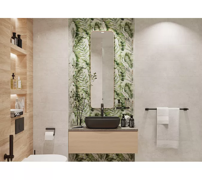 Плитка облиц. Sombra GT Серый  50*25 _тропики 1/2, Внешний вид: Рисунок 1, изображение 4