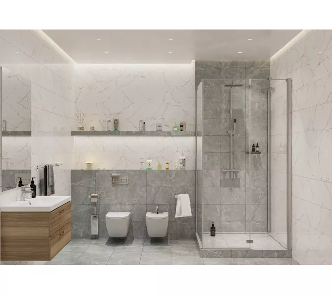 Плитка облиц. Vega grey GT Белый  40*27, Выбрать цвет: Белый, изображение 10