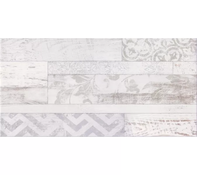 Плитка облиц. San Remo Белый  50*25 геометрия, Выбрать цвет: Белый геометрия, Выбрать размер: 50х25