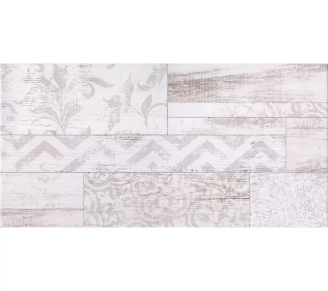 Плитка облиц. San Remo Белый  50*25 геометрия, Выбрать цвет: Белый геометрия, Выбрать размер: 50х25, изображение 3