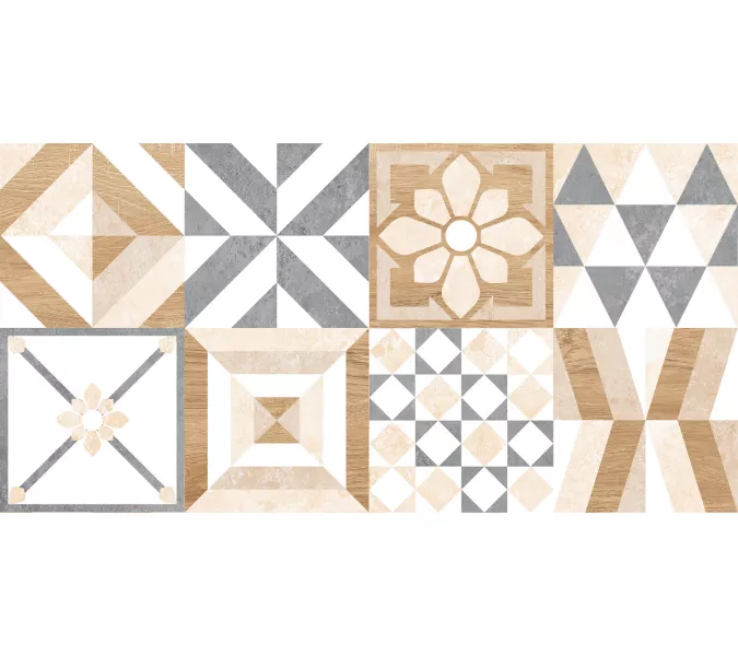 Плитка облиц. Marmaris GT Белый  50*25 пэчворк, изображение 3