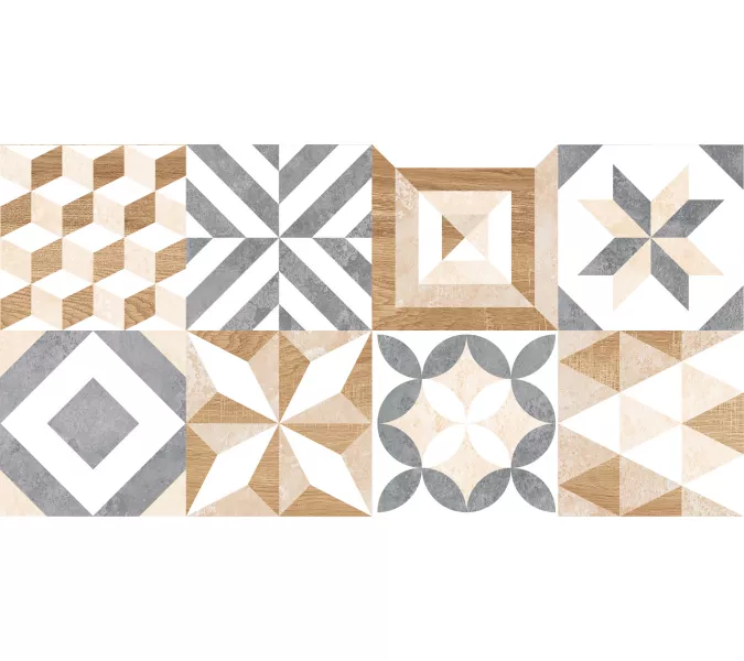 Плитка облиц. Marmaris GT Белый  50*25 пэчворк, изображение 4