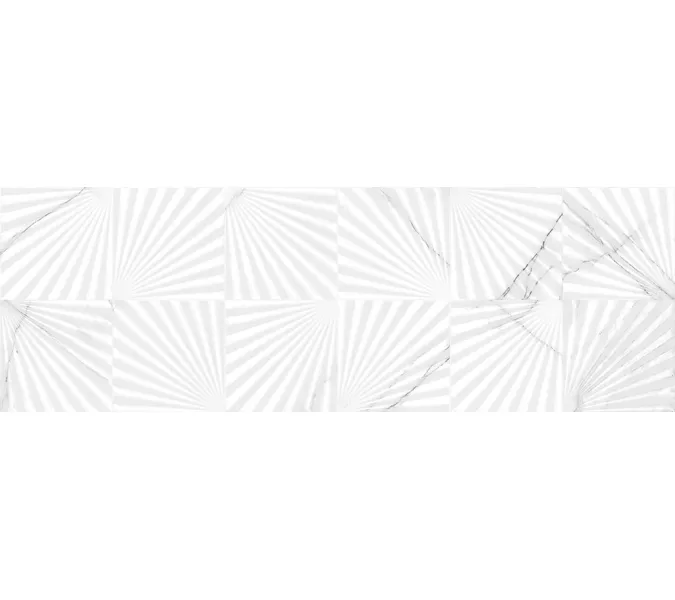Декор керам. Pulse_GT  60*20 декор 1, кв.м, Выбрать цвет: Белый декор, Выбрать размер: 60х20, изображение 2