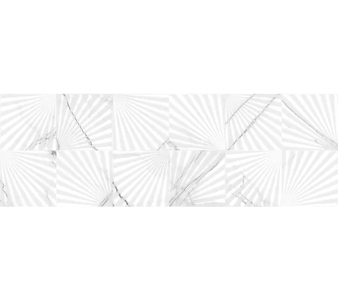 Декор керам. Pulse_GT  60*20 декор 1, кв.м, Выбрать цвет: Белый декор, Выбрать размер: 60х20, изображение 3