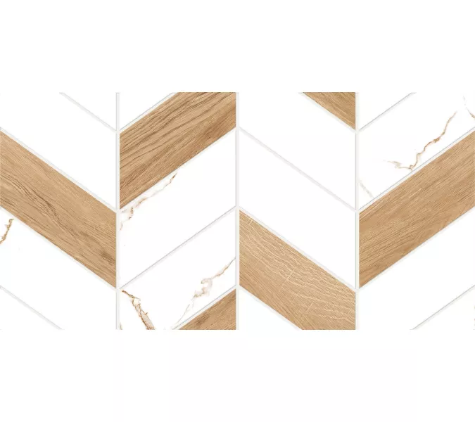 Плитка облиц. Marmaris GT Белый  50*25 геометрия, изображение 4