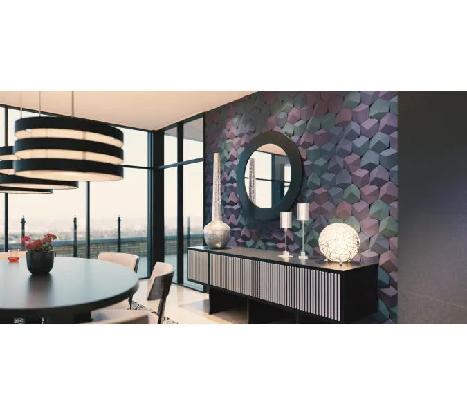 Панель гипсовая 3D ARTPOLE CUBE-Ex1/Ex2/Solo, Внешний вид: EX1, изображение 4